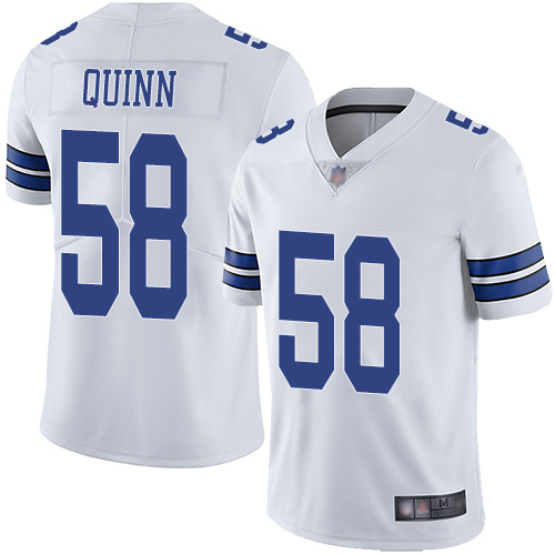 Men Dallas Cowboys Limited White Robert Quinn Road 58 Vapor Untouchable NFL Jersey
